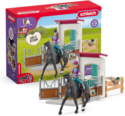 Schleich HORSE CLUB Pferdebox Lisa & Storm 42709, 25 Teile