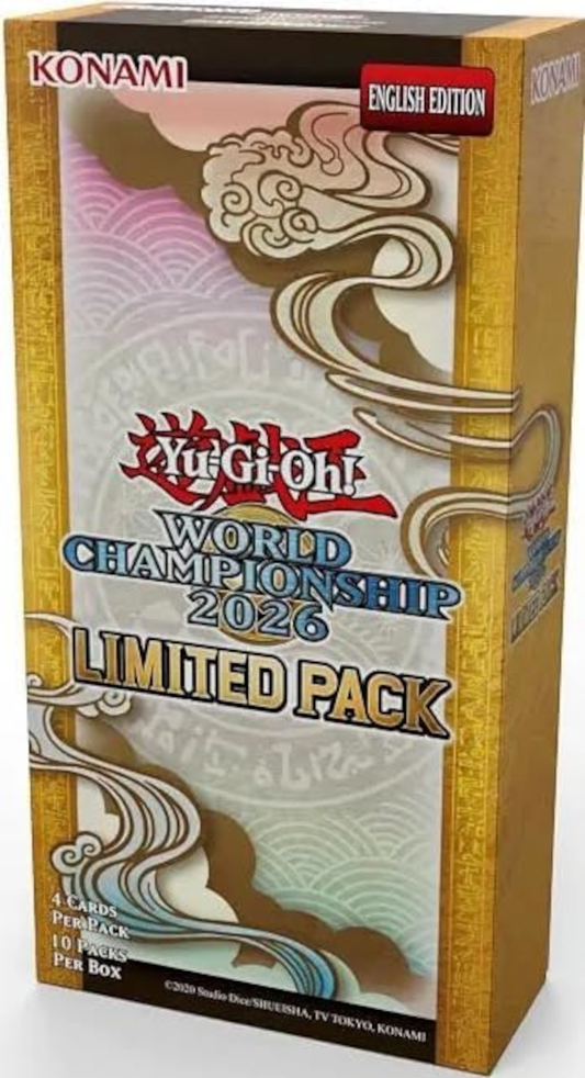 Yu-Gi-Oh! World Championship 2026 Limited Pack Display, 10 Packs EN
