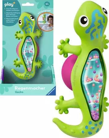 Regenmacher Gecko - Beruhigendes Regengeräusch für Entspannung & Meditation
