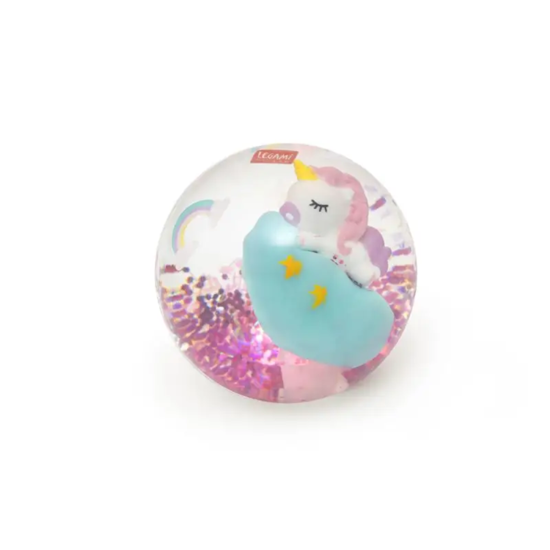 Legami Leuchtender Springball Einhorn, Ø10 cm