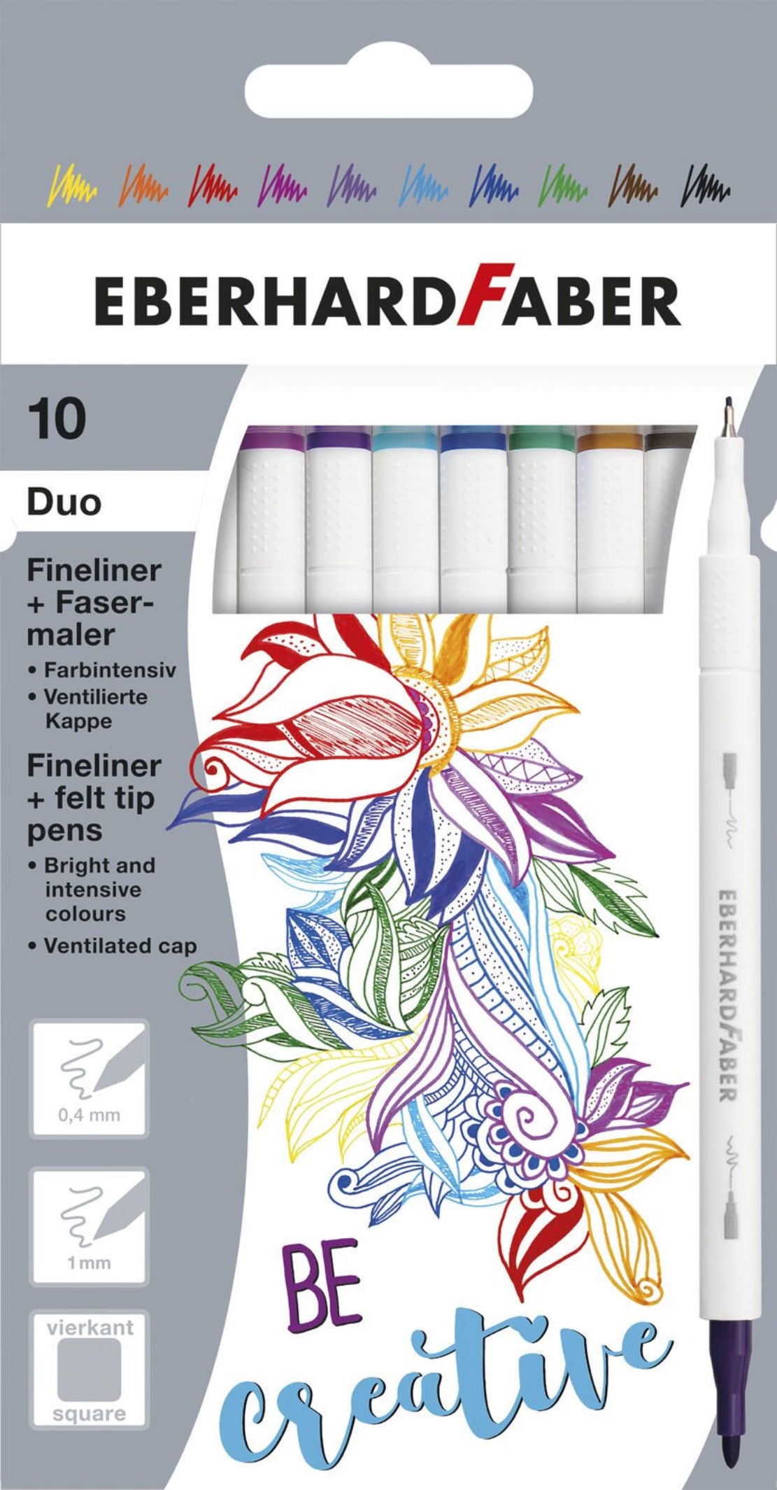 Eberhard Faber Duo Fineliner 10er-Set
