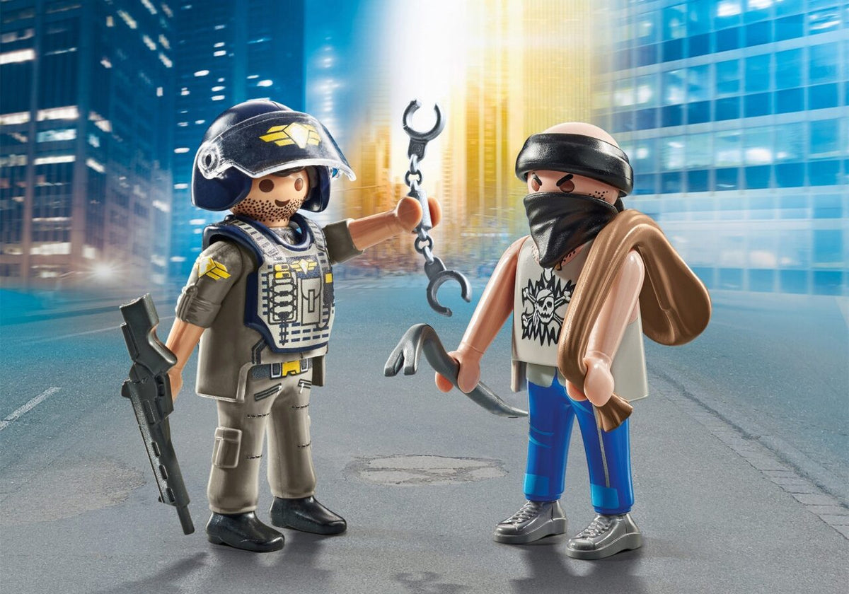 PLAYMOBIL 71505 DuoPack SWAT & Bandit – ab 4 Jahren
