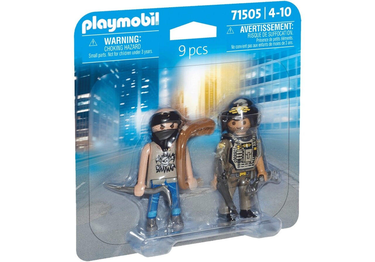 PLAYMOBIL 71505 DuoPack SWAT & Bandit – ab 4 Jahren