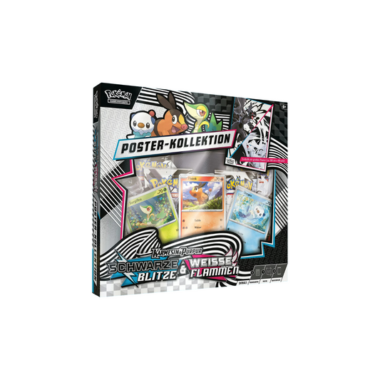 Pokémon Sammelkarten Karmesin & Purpur 10.5 Poster-Kollektion Schwarze Blitze & Weisse Flammen