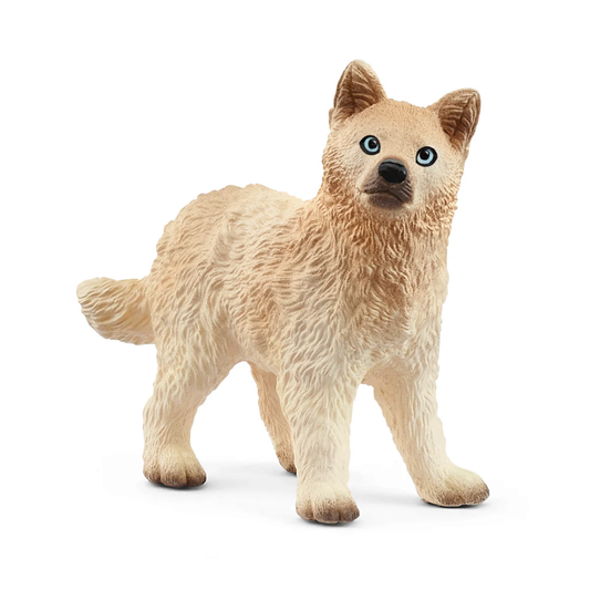 SCHLEICH Polarwolf Welpe - Süßer Spielgefährte mit blauen Augen