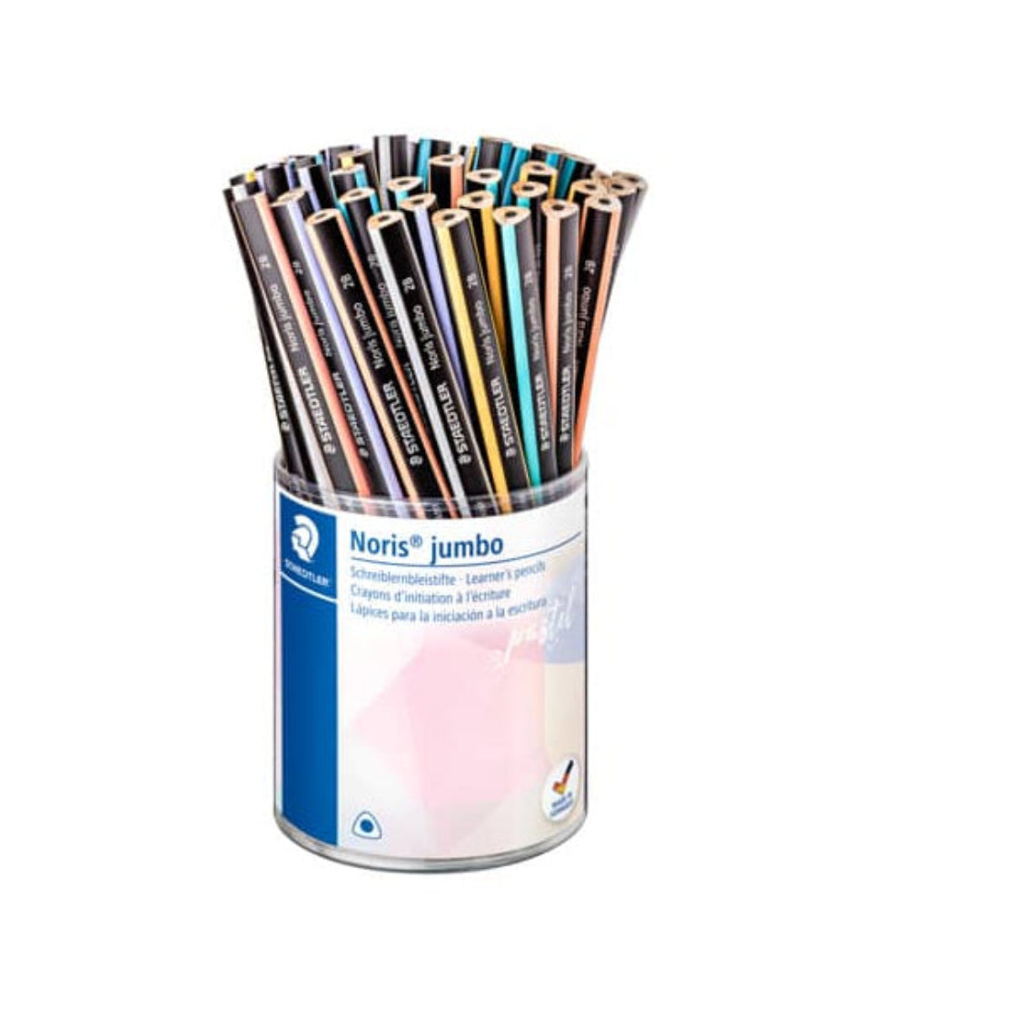 STAEDTLER Noris Jumbo Bleistift 2B Pastell Türkis ergonomisch