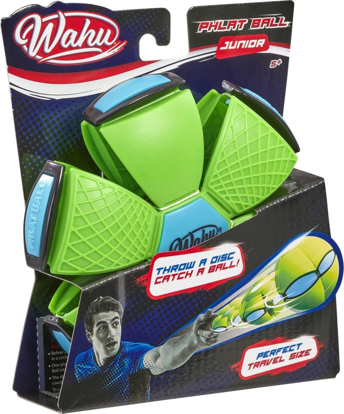 Phlat Ball Junior grün - 2in1 Frisbee & Ball kompakt