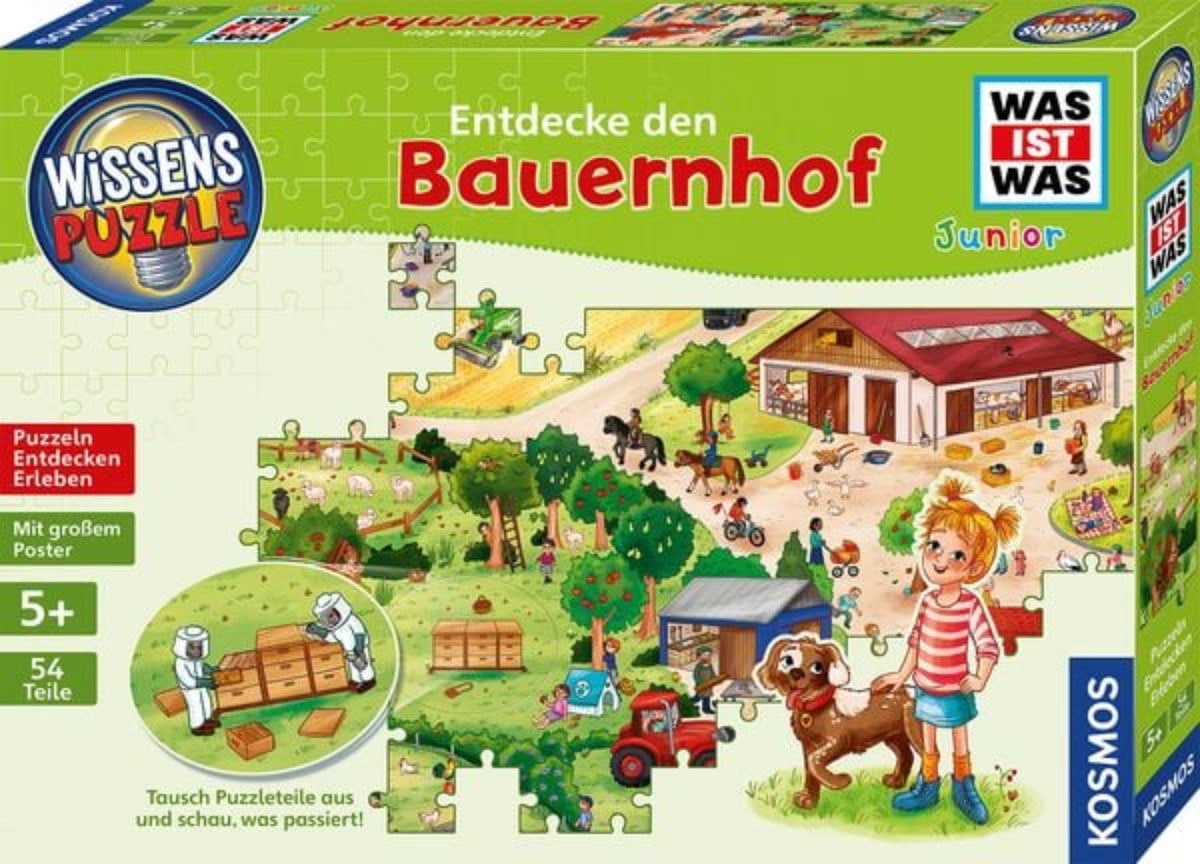 WAS IST WAS Bauernhof Puzzle