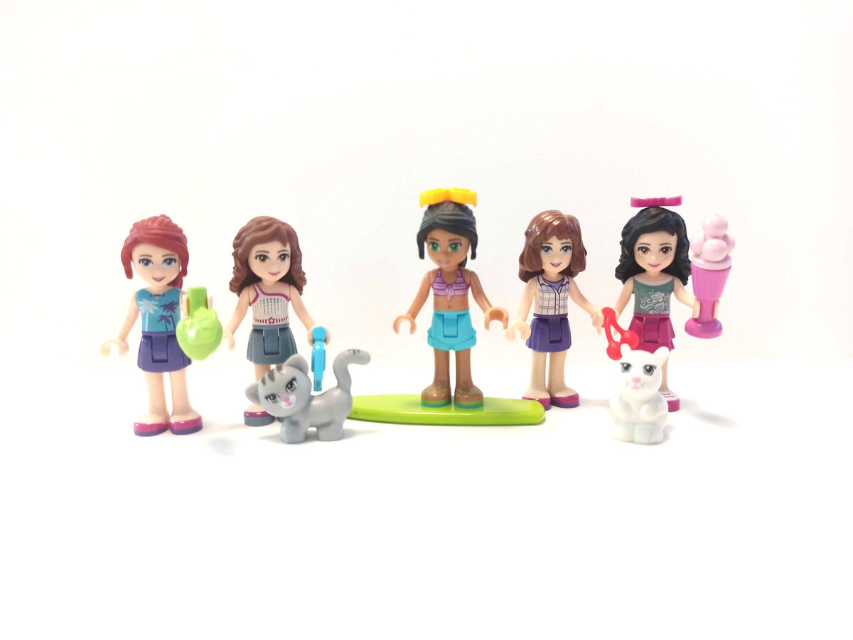 LEGO® Sortiment 5x Friends Minifiguren mit Zubehör - Peer Online Shop